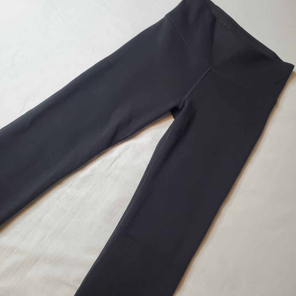 Athleta Womens Size XS Altitude Pant Polartec Fleece Lined Straight Black